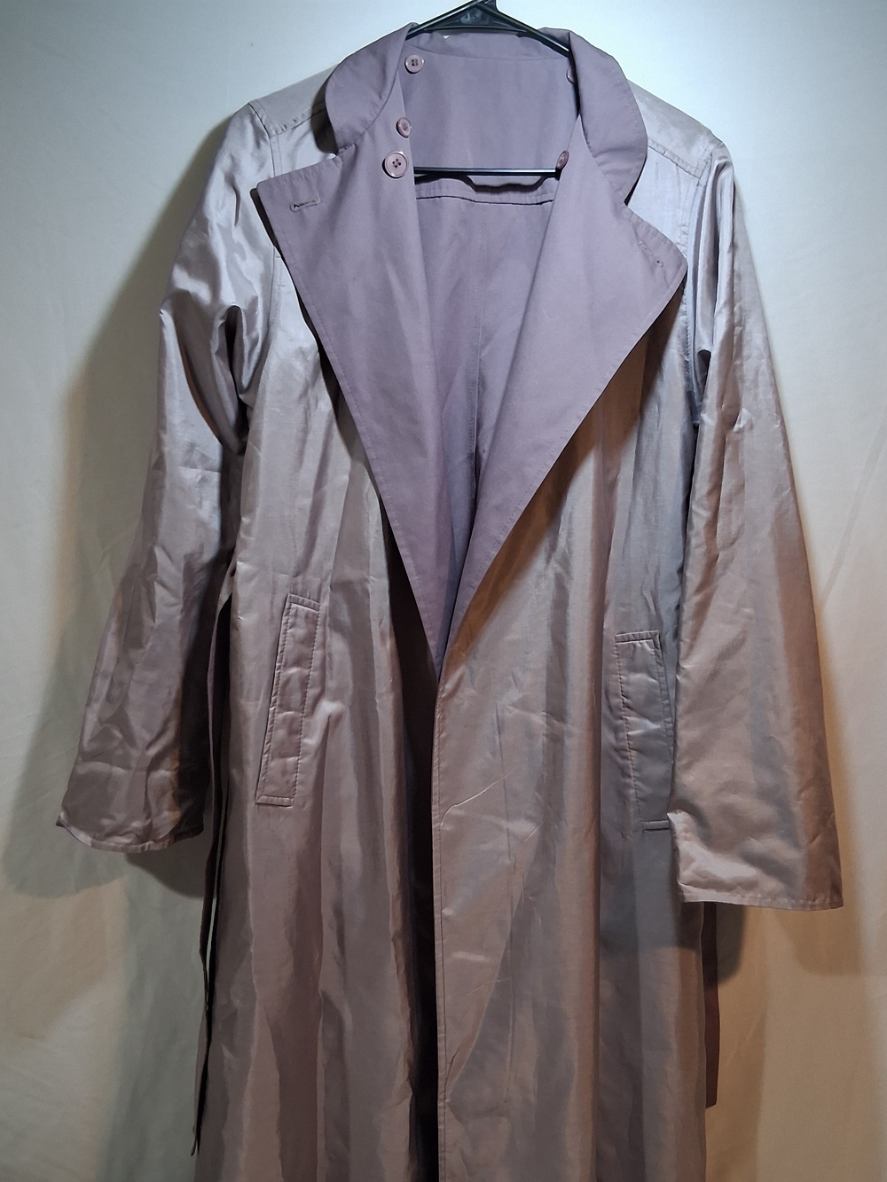 Light Mauve Trench Coat